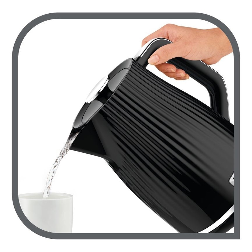 Tefal - Rychlovarná konvice LOFT 1,7 l 2400W/230V černá