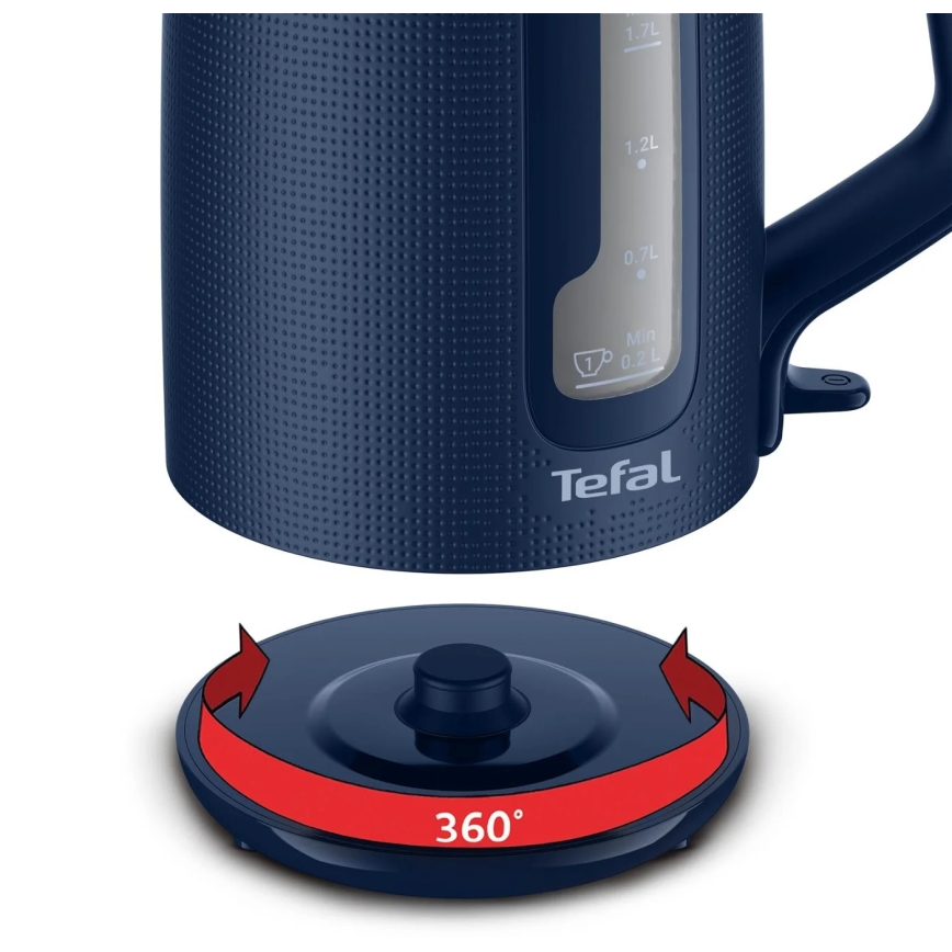 Tefal - Rychlovarná konvice MORNING 1,7 l 2400W/230V modrá
