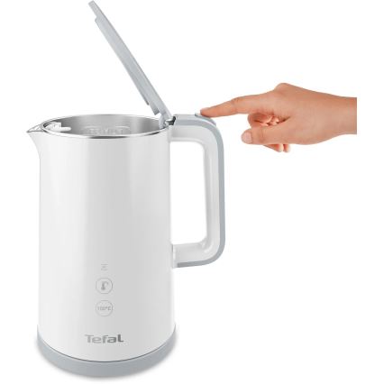 Tefal - Rychlovarná konvice SENSE 1,5 l 1800W/230V bílá