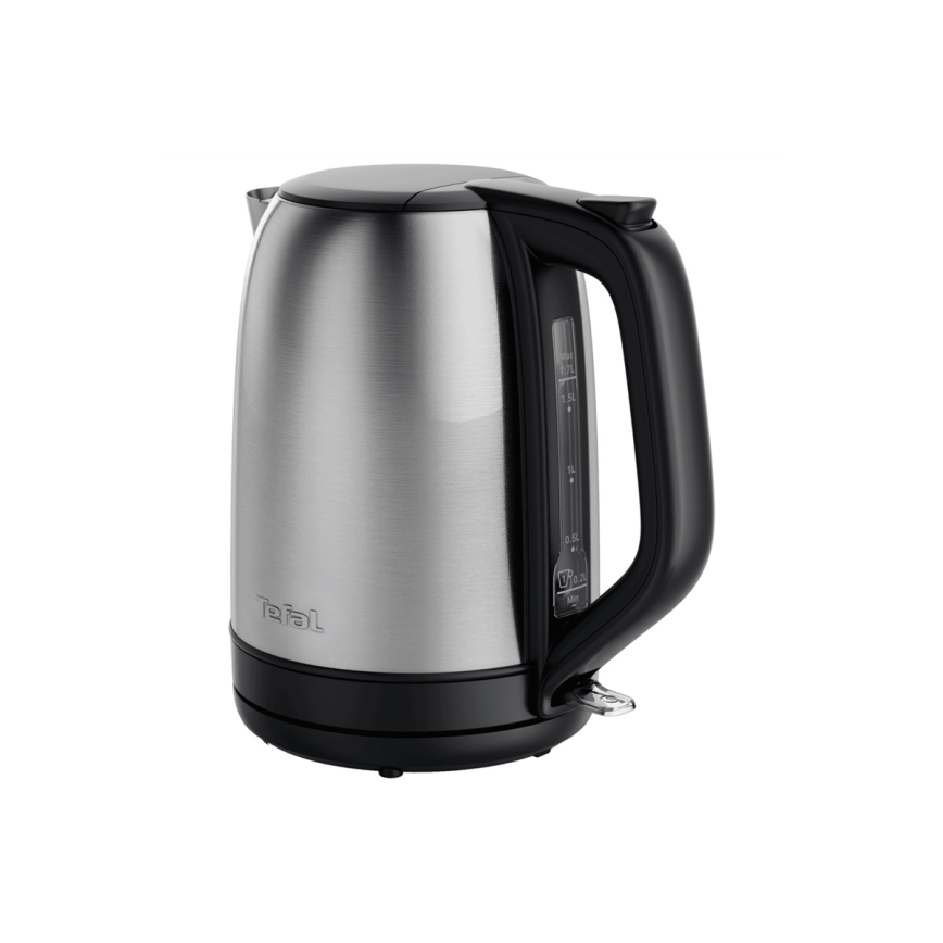 Tefal - Rychlovarná konvice SUBITO 1,7l 2400W/230V nerez/černá