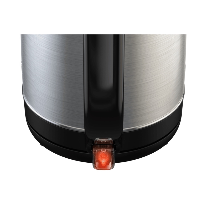 Tefal - Rychlovarná konvice SUBITO 1,7l 2400W/230V nerez/černá