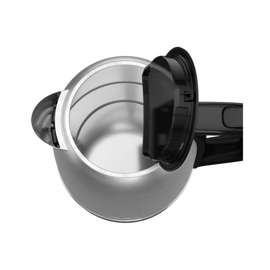 Tefal - Rychlovarná konvice SUBITO 1,7l 2400W/230V nerez/černá