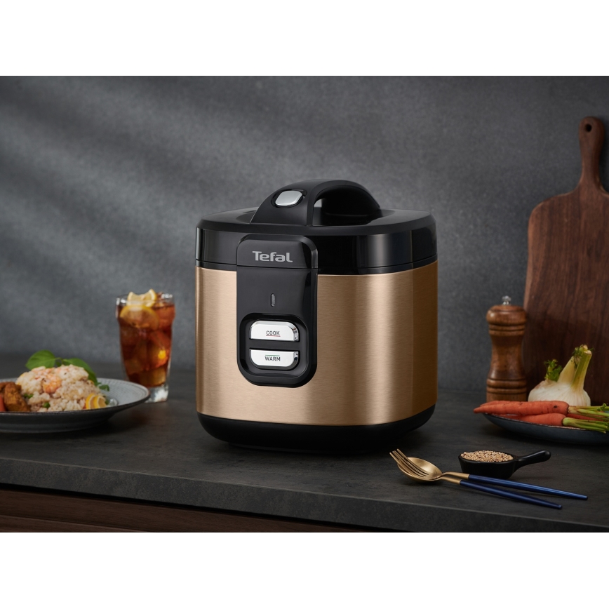 Tefal - Rýžovar COPPERTINTO 600/230V 2 l měděná