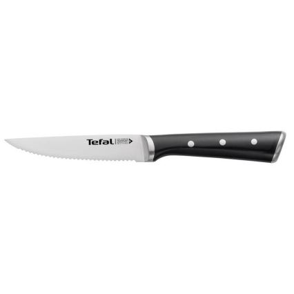 Tefal - Nerezový nůž na steak ICE FORCE 11 cm chrom/černá