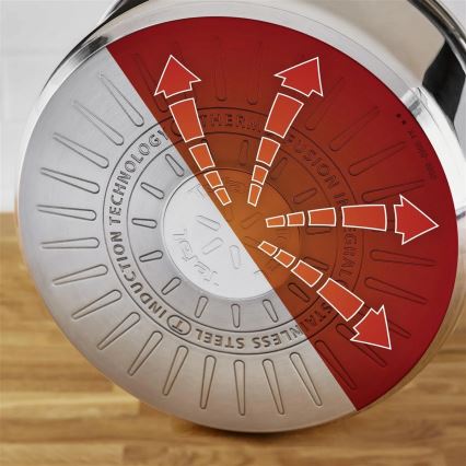 Tefal - Sada hrnců 3 ks DELICIOUS nerez