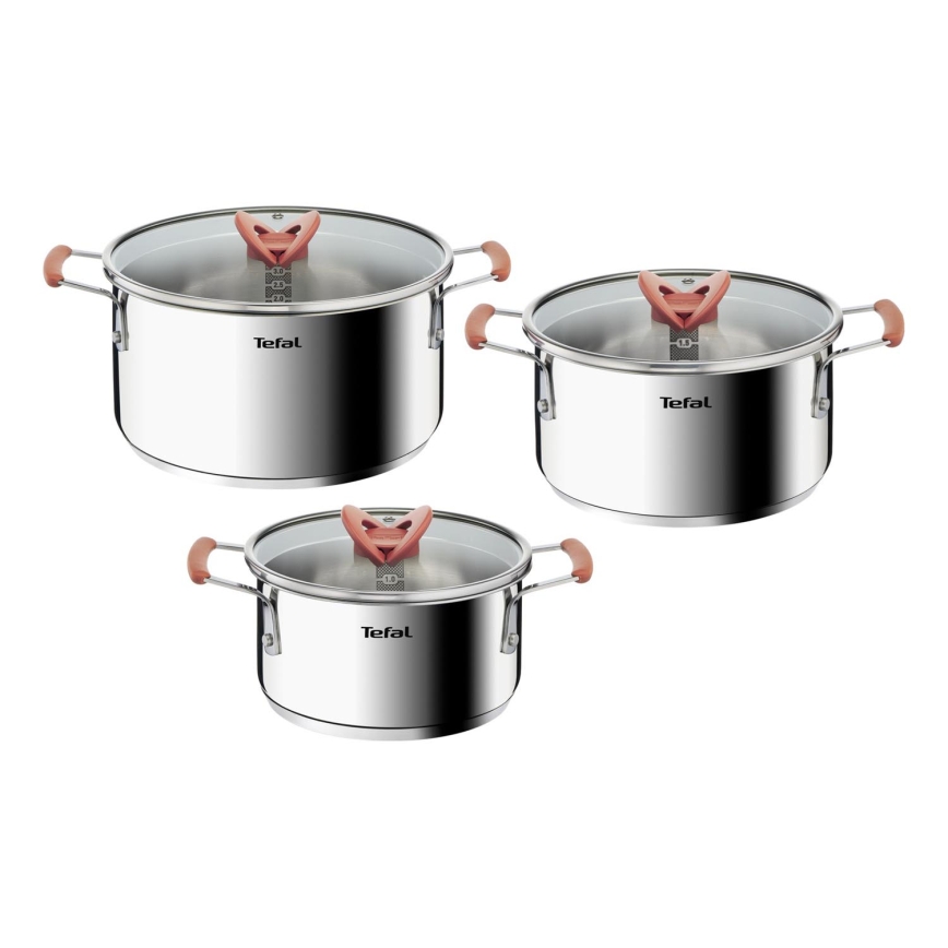 Tefal - Sada hrnců 6 ks OPTI'SPACE
