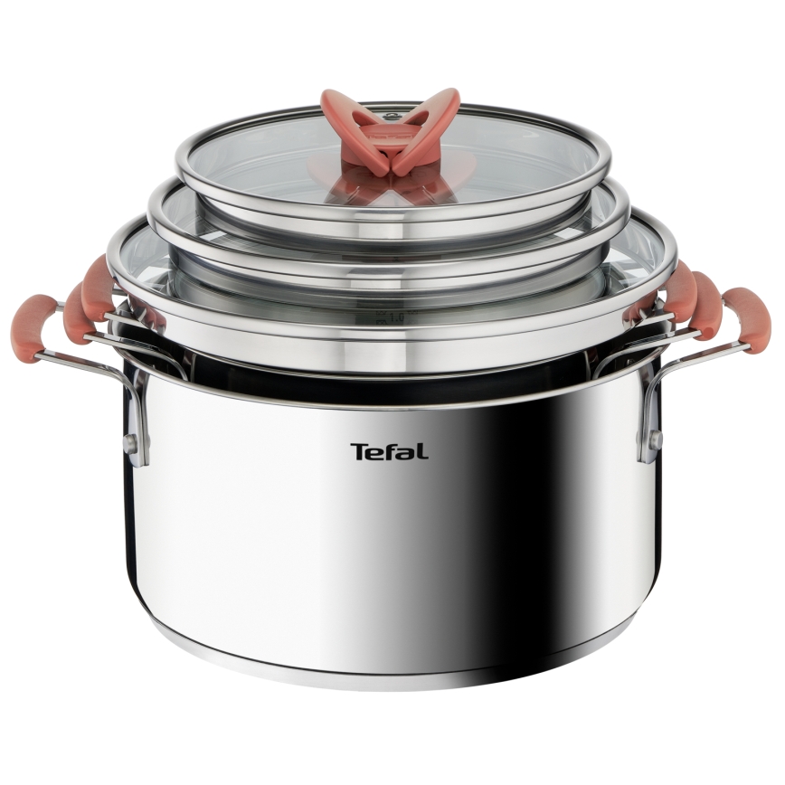 Tefal - Sada hrnců 6 ks OPTI'SPACE