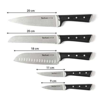 Tefal - Sada kuchyňských nožů ve stojanu ICE FORCE 6 ks