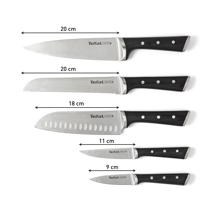 Tefal - Sada kuchyňských nožů ve stojanu ICE FORCE 6 ks