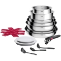 Tefal - Sada nádobí 15 ks INGENIO COOK nerez