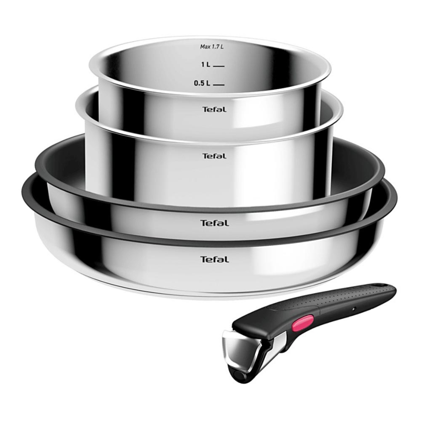 Tefal - Sada nádobí 5 ks INGENIO COOK nerez
