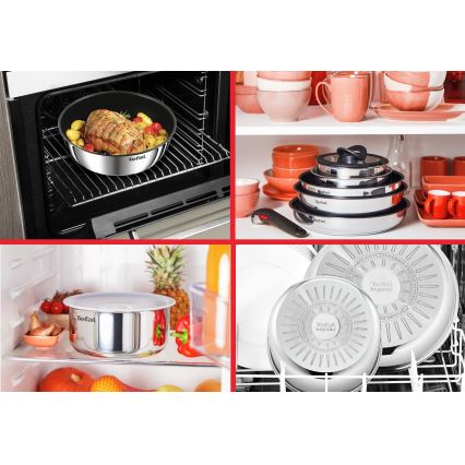 Tefal - Sada nádobí 5 ks INGENIO COOK nerez