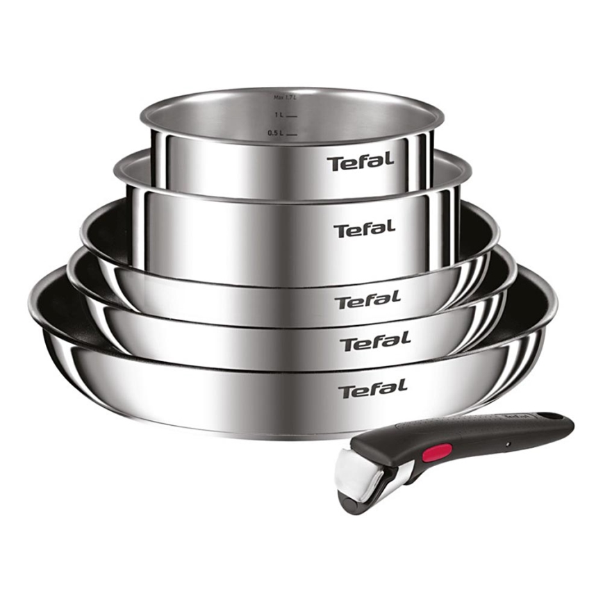 Tefal - Sada nádobí 6 ks INGENIO COOK nerez