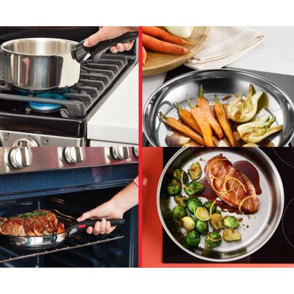 Tefal - Sada nádobí 6 ks INGENIO COOK nerez