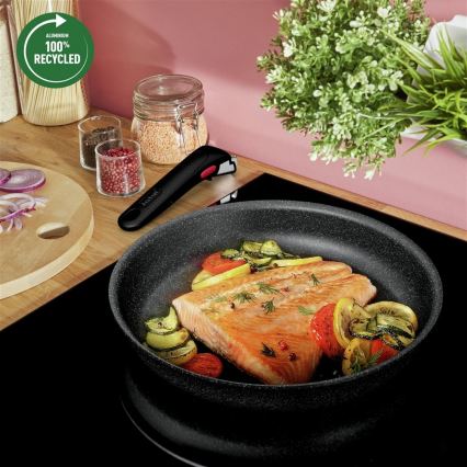 Tefal - Sada nádobí 7 ks INGENIO BLACK STONE