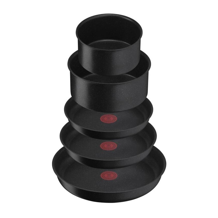 Tefal - Sada nadobí 8 ks INGENIO BLACK STONE