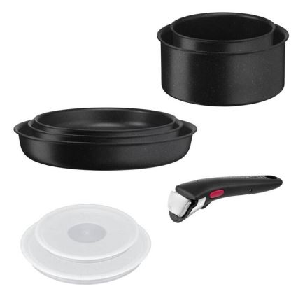 Tefal - Sada nadobí 8 ks INGENIO BLACK STONE