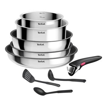 Tefal - Sada nádobí 9 ks INGENIO COOK nerez