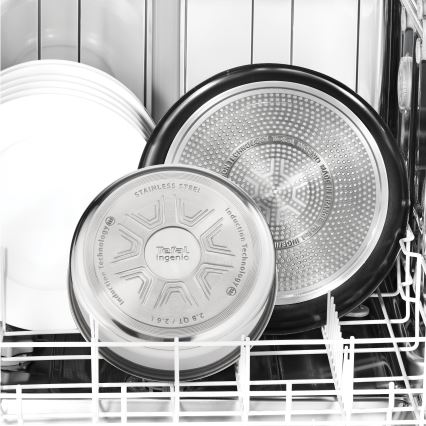 Tefal - Sada nádobí 9 ks INGENIO COOK nerez