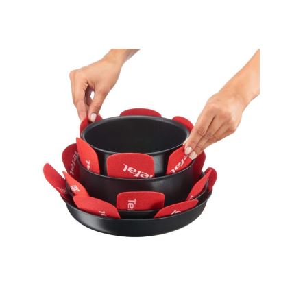 Tefal - Sada oddělovač nádobí 4 ks INGENIO červená