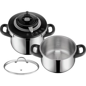 Tefal - Sada tlakových hrnců 4,5/6 l CLIPSO CHEF