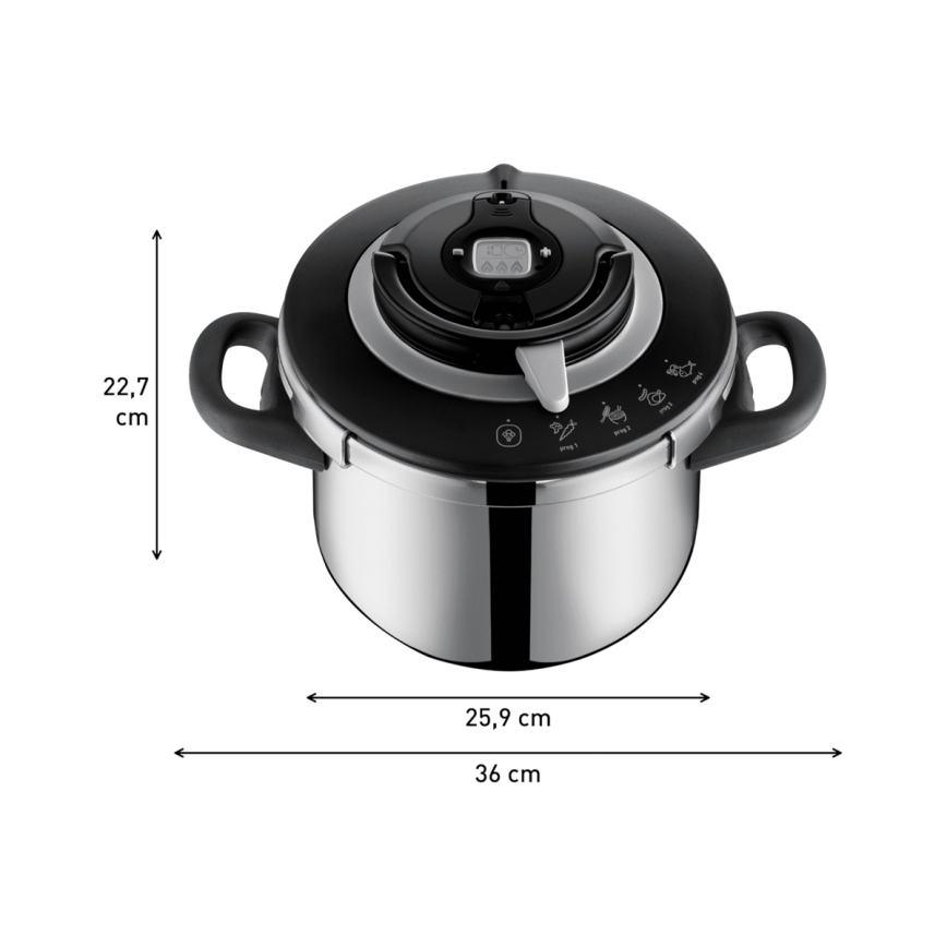 Tefal - Sada tlakových hrnců 4,5/6 l CLIPSO CHEF