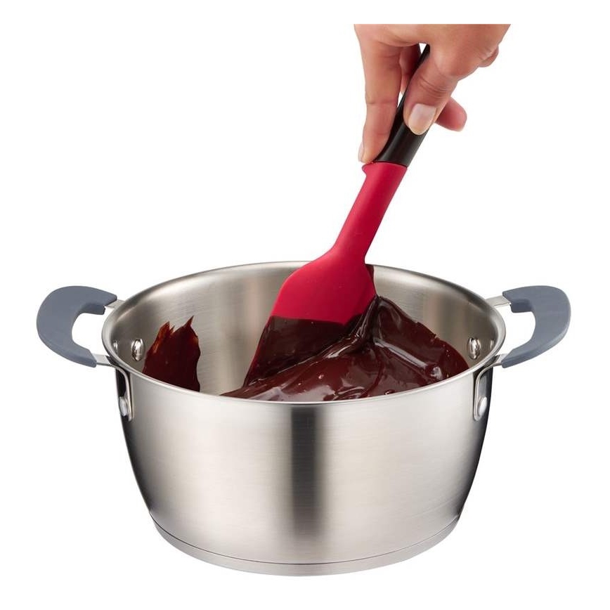 Tefal - Silikonová lžíce INGENIO černá/červená