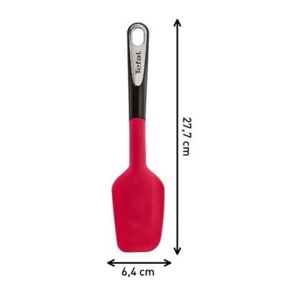 Tefal - Silikonová lžíce INGENIO černá/červená
