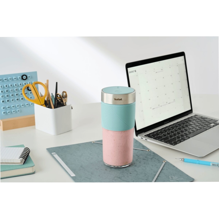 Tefal - Smoothie mixér BLENDFORCE 50W/5V 1200 mAh mintová
