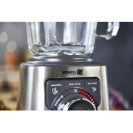 Tefal - Stolní mixér 2 l PERFECTMIX+ 1200W/230V matný chrom/černá