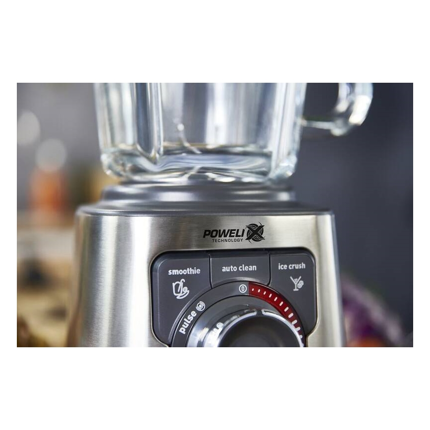 Tefal - Stolní mixér 2 l PERFECTMIX+ 1200W/230V matný chrom/černá