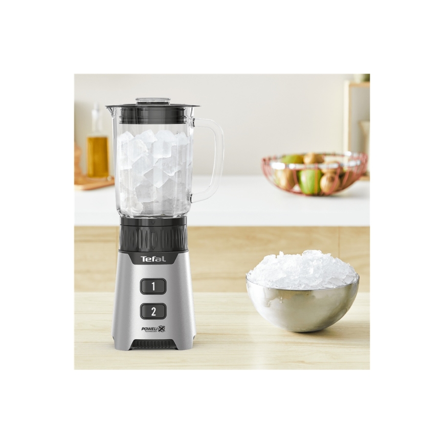 Tefal - Stolní mixér BLENDFORCE 400W/230V nerez/černá