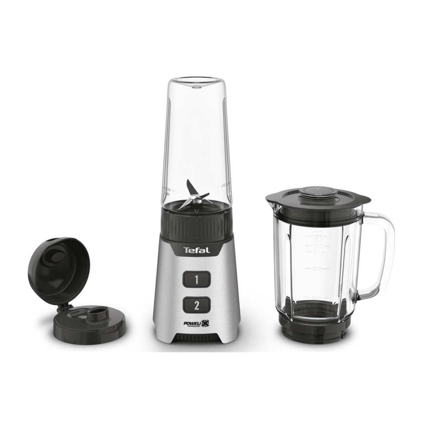 Tefal - Stolní mixér BLENDFORCE 400W/230V nerez/černá