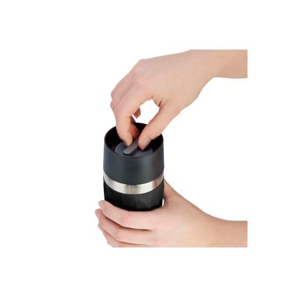 Tefal - Termohrnek 300 ml COMPACT MUG nerez/černá