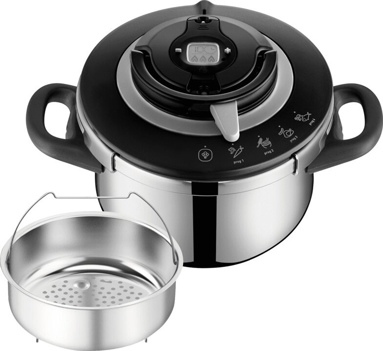 Tefal - Tlakový hrnec 4,5 l CLIPSO+ CHEF nerez
