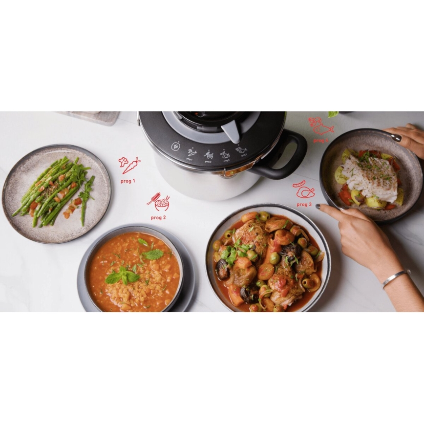 Tefal - Tlakový hrnec 4,5 l CLIPSO+ CHEF nerez