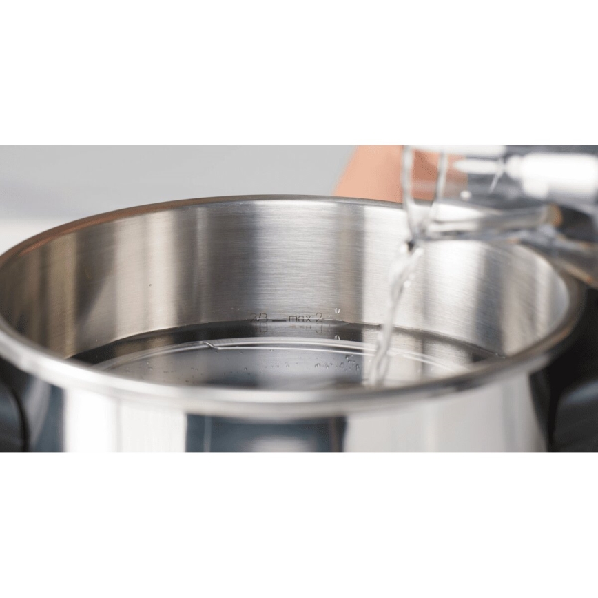 Tefal - Tlakový hrnec 4,5 l CLIPSO+ CHEF nerez