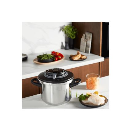 Tefal - Tlakový hrnec 4,5 l CLIPSO+ CHEF nerez