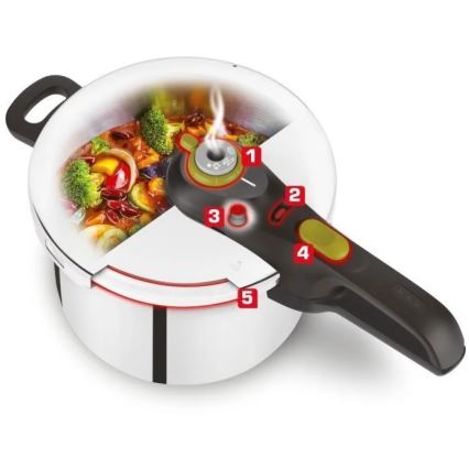 Tefal - Tlakový hrnec 4 l SECURE 5 NEO nerez