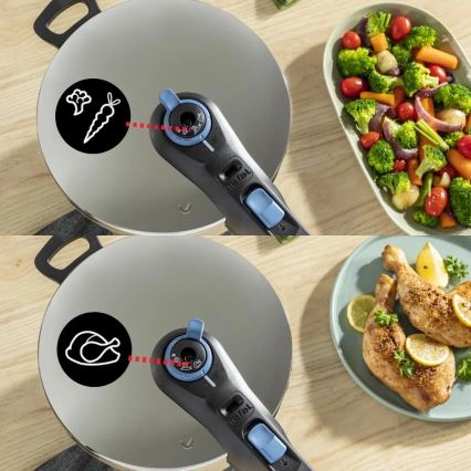 Tefal - Tlakový hrnec 4 l SECURE TRENDY nerez
