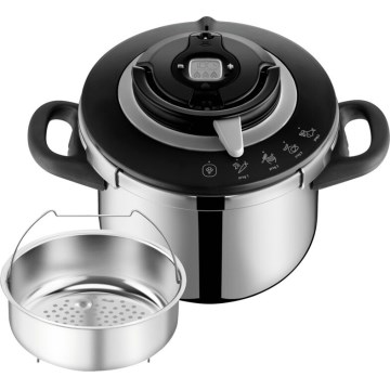 Tefal - Tlakový hrnec 6 l CLIPSO+ CHEF nerez