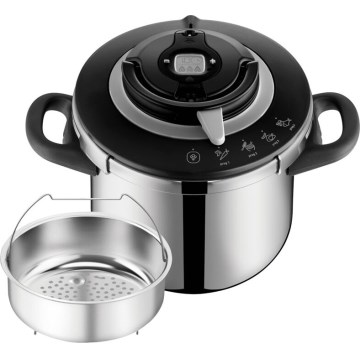 Tefal - Tlakový hrnec 8 l CLIPSO+ CHEF nerez