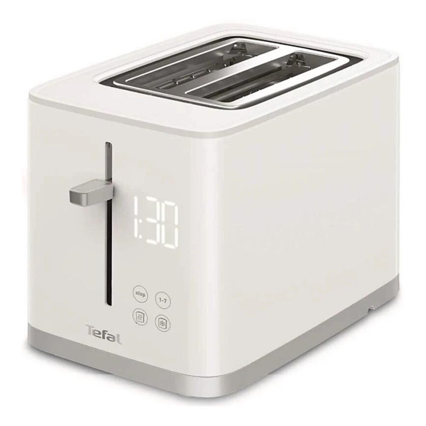 Tefal - Topinkovač se dvěma otvory SENSE 850W/230V bílá