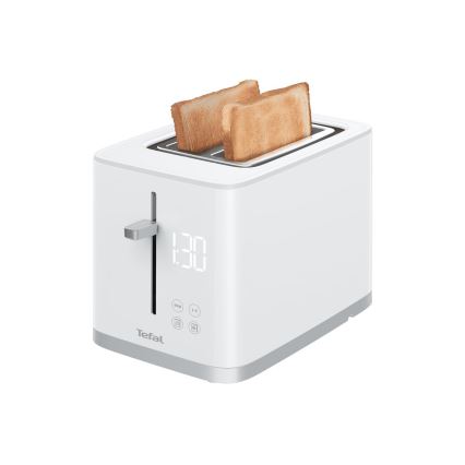Tefal - Topinkovač se dvěma otvory SENSE 850W/230V bílá