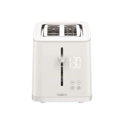 Tefal - Topinkovač se dvěma otvory SENSE 850W/230V bílá
