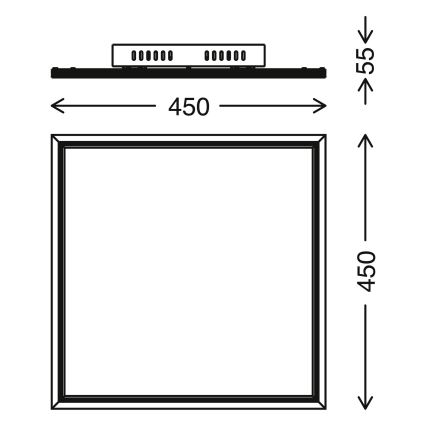 Telefunken 301606TF - LED RGBW Stmívatelný panel LED/24W/230V 4000K + dálkové ovládání