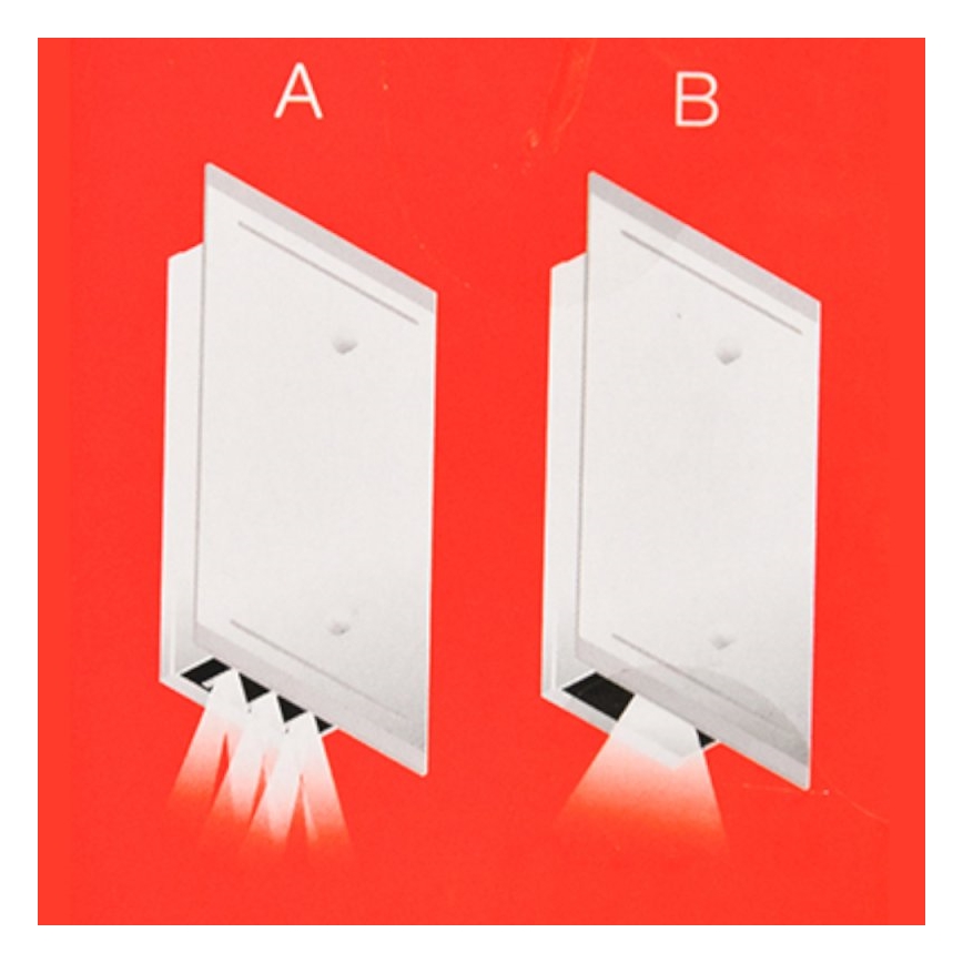 Telefunken 307706TF - LED Venkovní nástěnné svítidlo 2xLED/3W/230V IP44 bílá