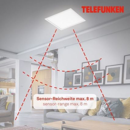 Telefunken 308806TF - LED Přisazený panel se senzorem LED/25W/230V 4000K