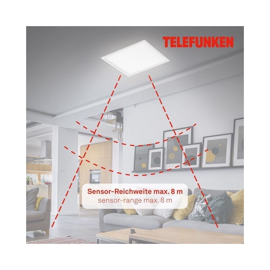 Telefunken 308806TF - LED Přisazený panel se senzorem LED/25W/230V 4000K