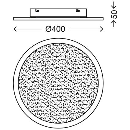 Telefunken 309104TF - LED Stropní svítidlo se senzorem LED/30W/230V 4000K